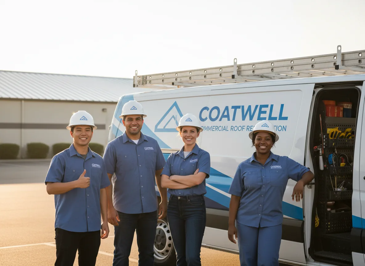 Commercial roof coating company in Ecleto, TX